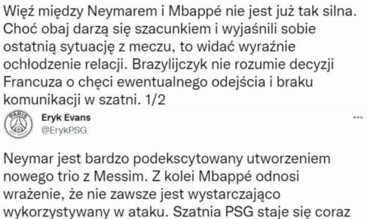 Obecne relacje Neymara z Mbappe...